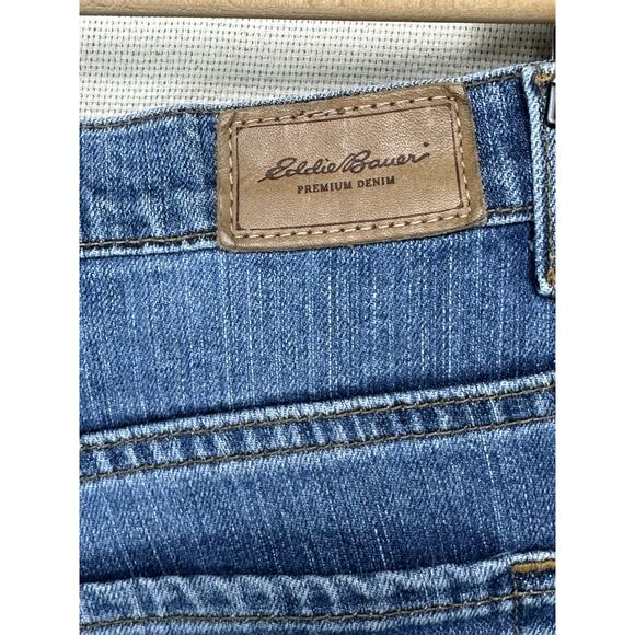 Eddie Bauer Women’s Jeans Sz 14R Stretch Natural Fit Straight Leg Preppy Classic - Picture 16 of 16